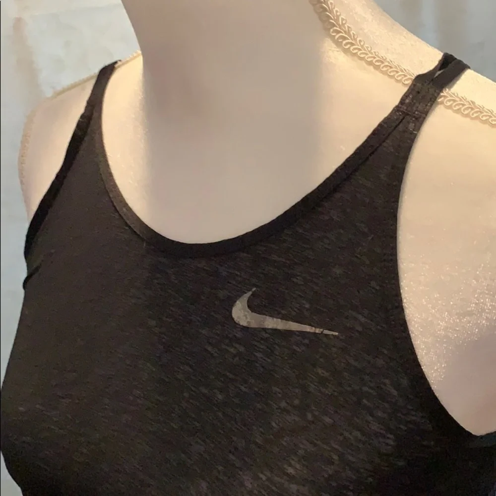 Nike Active Fit Dri Tank Black w/Reflective Swoosh